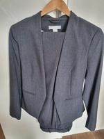 H&M Hosenanzug Damen Grau Blazer Stehkragen 34/36 Köln - Raderthal Vorschau