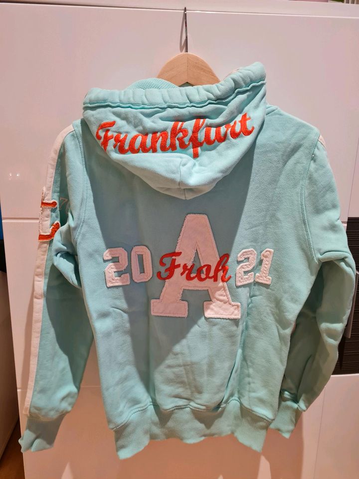 Adenauer Pullover/Hoody, Frankfurt 2021, türkis,  Gr. XS in Frankfurt am Main