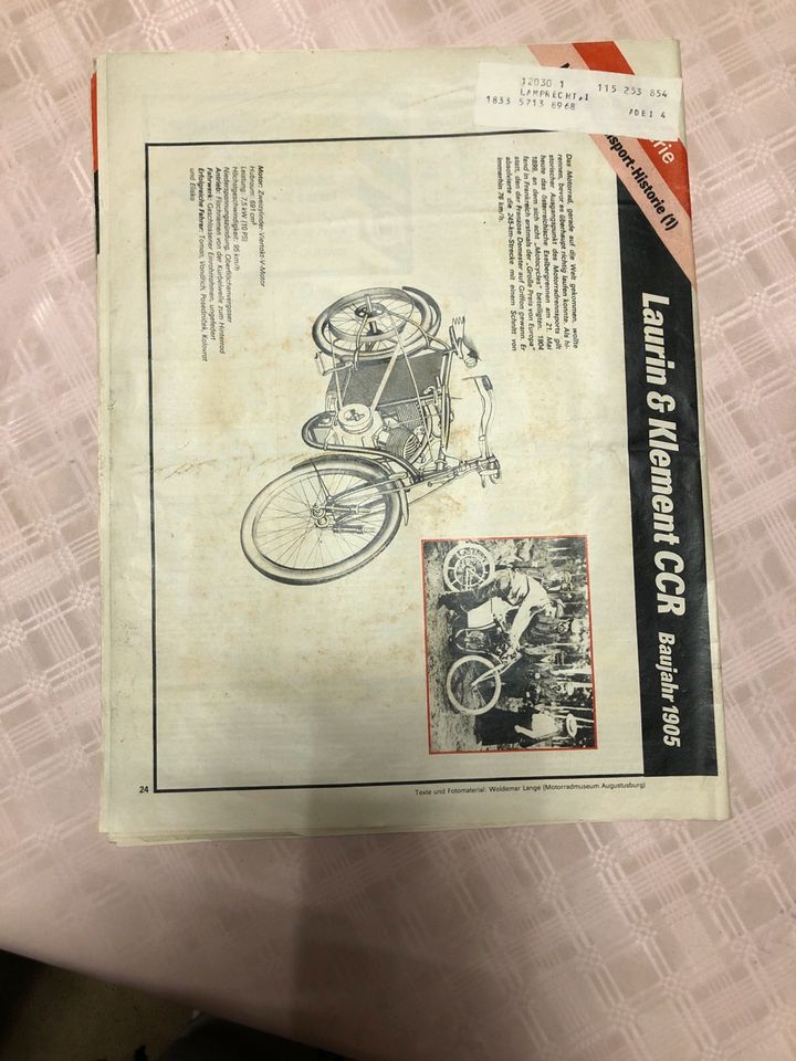 Motorsport Zeitschrift 40. Jahrgang 1990 in Rhinow