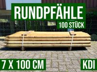 100 Pfähle Pfosten Holzpfahl Baumpfahl Rundpfahl - 7 x 100 cm KDI Nordrhein-Westfalen - Lennestadt Vorschau