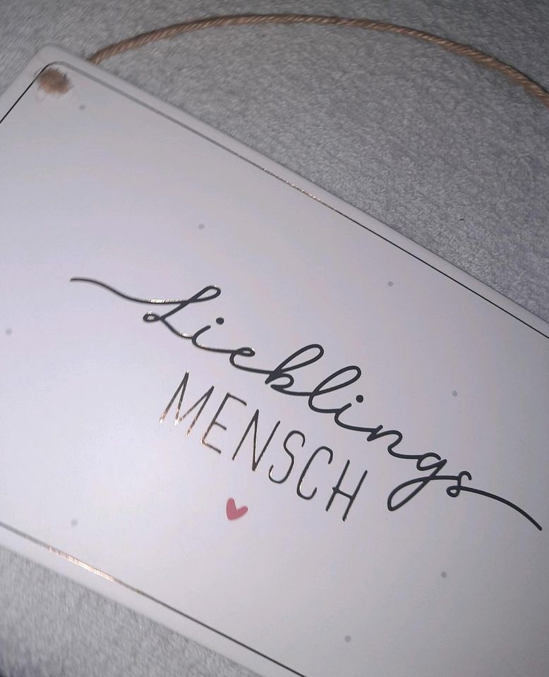 Wandschmuck "lieblings Mensch" neu in Bottrop