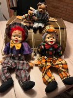 Retro Puppen Clown Clowns Harlekin Deko Puppe Konvolut sammeln Baden-Württemberg - Leutkirch im Allgäu Vorschau