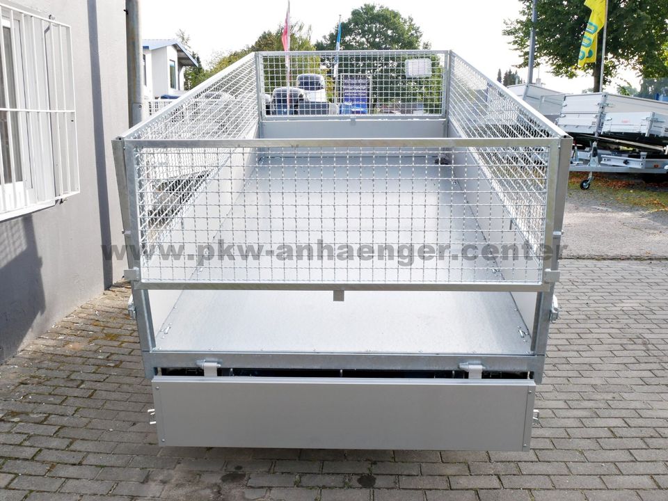 Anssems KSX-H 2000kg 305x153x30cm Gitteraufsatz Rückwärtskipper Handhydraulik in Stuhr