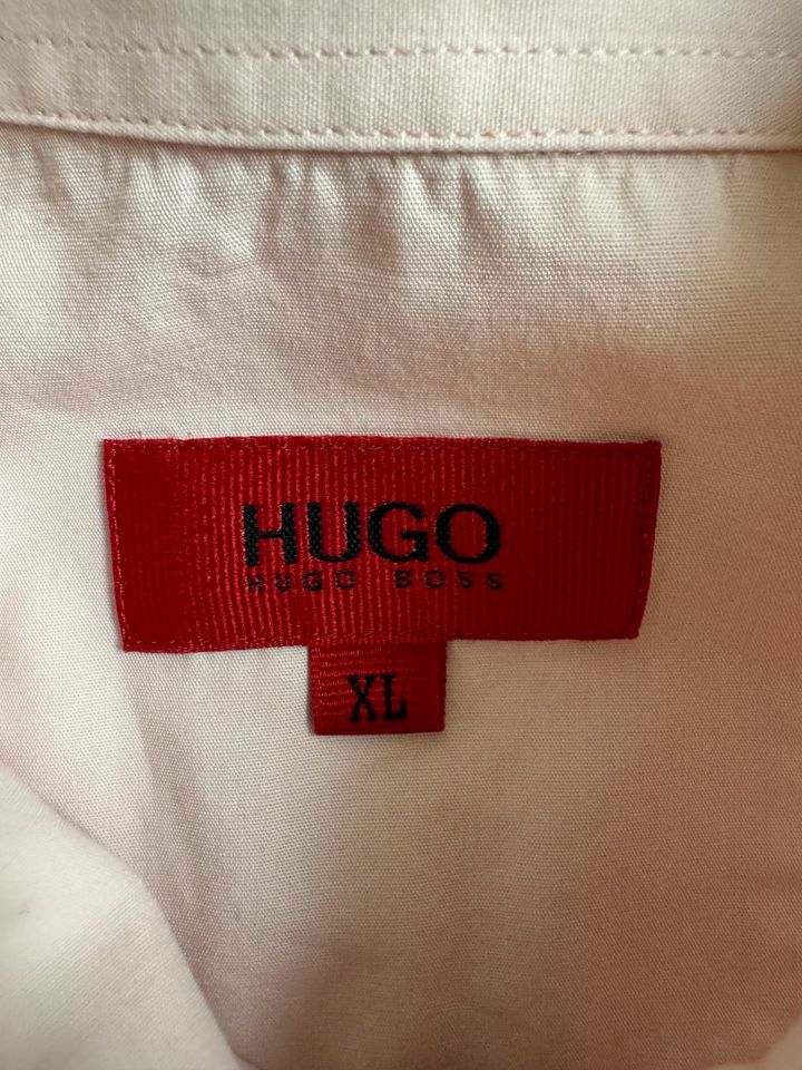 Hugo Boss Hemd XL rosa apricot langärmelig in Oberhausen