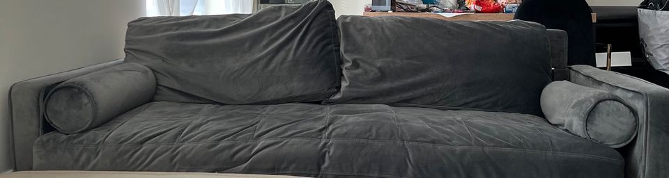 Samt sofa Grau in Berlin