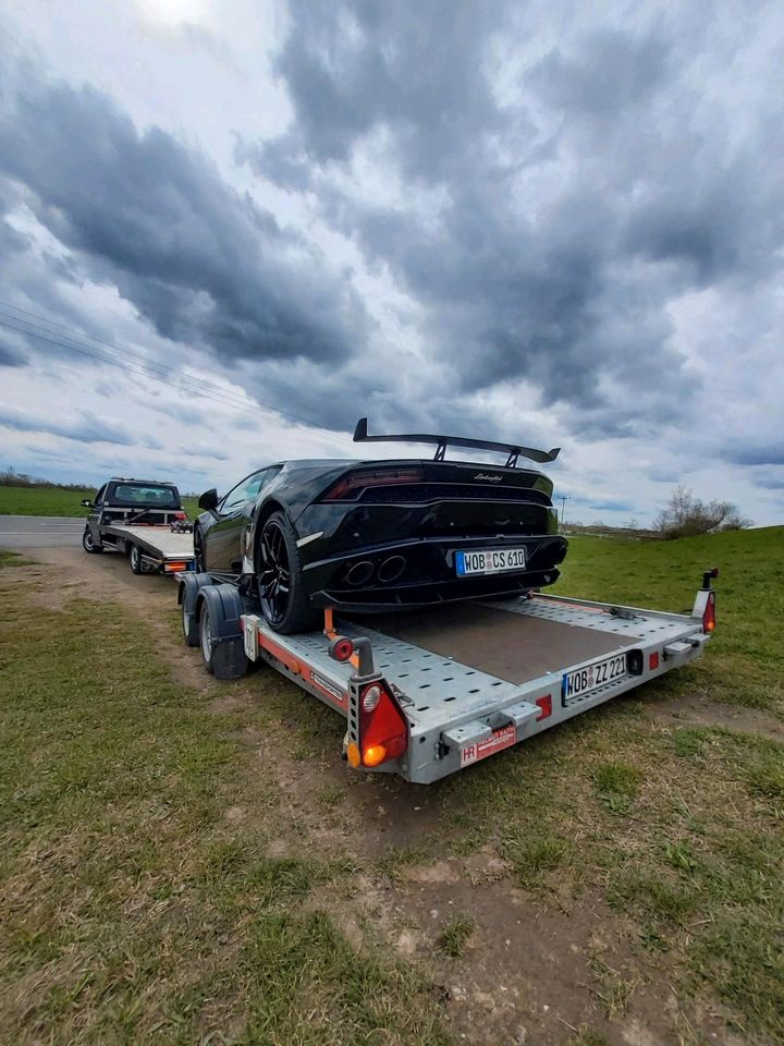 AUTOTRAILER EXTRA TIEF AUTOTRANSPORT ANHÄNGER RACE TRANSPORTER in Wolfsburg