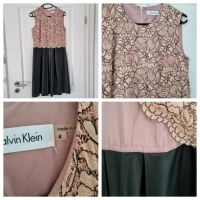 Calvin Klein Kleid Lederoptik rosa schwarz Spitze 36 Nordrhein-Westfalen - Odenthal Vorschau