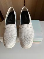 Schuhe, Damen, Slipper, weiß, Sommerschuhe, Größe 6,5 Kiel - Russee-Hammer Vorschau