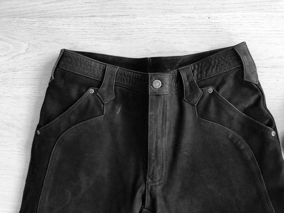 Herren Lederhose Biker Motorrad Gr. 34UK nie getragen, also neu! in Stuttgart