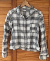 Hollister Hemd Holzfäller Bluse S Flanell grau schwarz weiß Dresden - Äußere Neustadt Vorschau