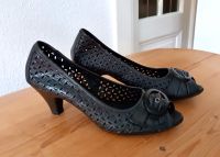 Vintage-Pumps - Gr. 38 - schwarz Berlin - Wilmersdorf Vorschau