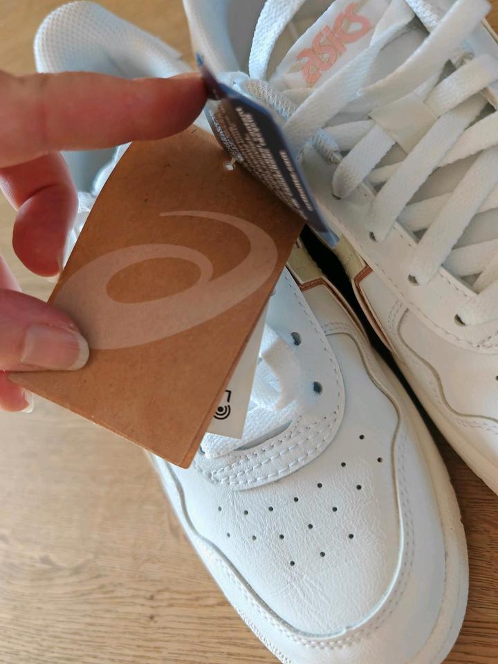 neu Asics Japans Damen weiß rosa gold Sneaker Größe 39 in Zirndorf