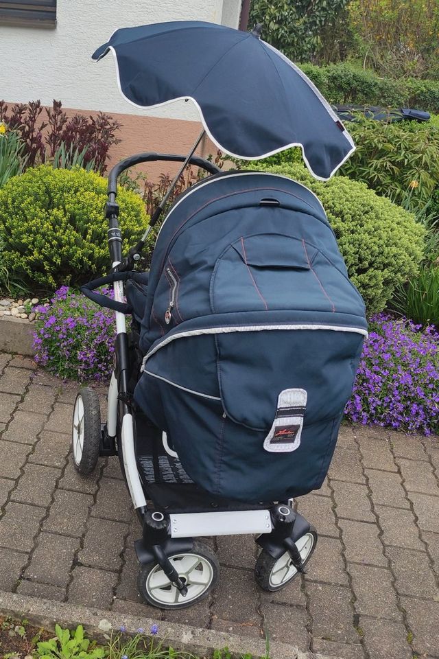 Hartan Racer GTS Kinderwagen mit KIDIZ Winter Fußsack in Kernen im Remstal