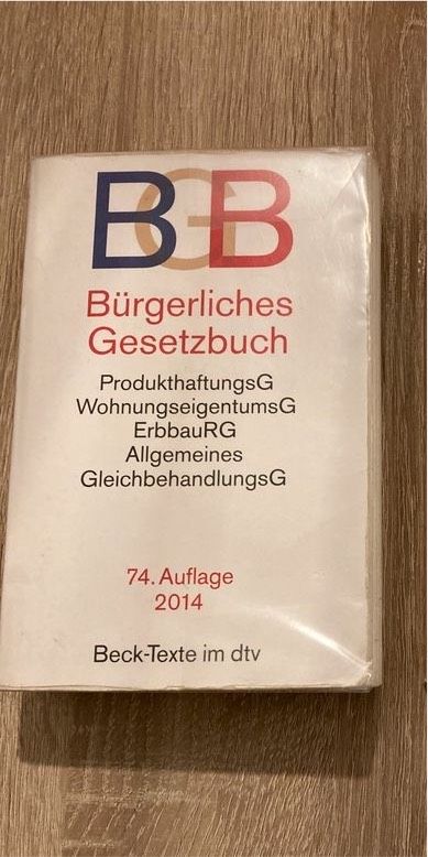 Gesetzestext BGB in Ebensfeld