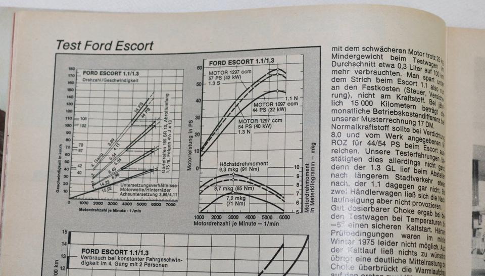 Ford ESCORT 1975 Literaturpaket 3 Hefte mot auto-journal u.a. in Neu Wulmstorf
