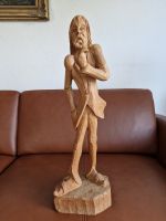 Wunderschöne Antike Handgeschnitzte Holzfigur, Gr. 66 cm, GUT Nordrhein-Westfalen - Paderborn Vorschau