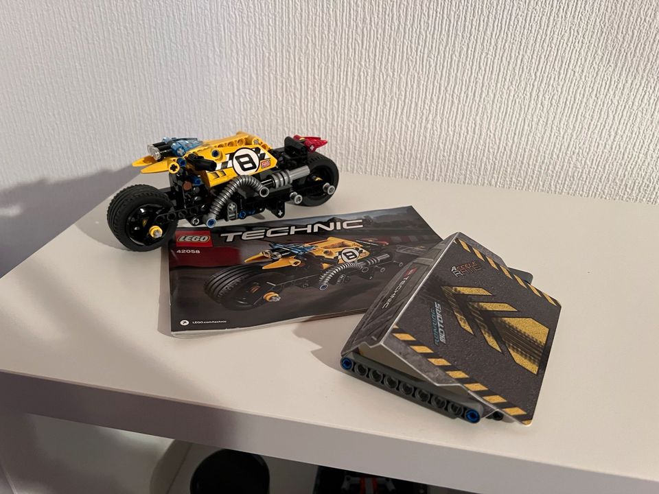 Lego Technic 42058 Motorrad vollständig mit Anleitung in Loxstedt