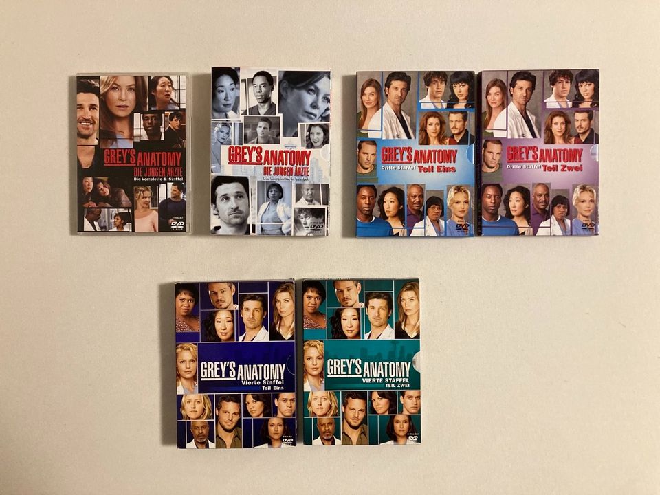 Greys Anatomy DVD Staffel 1-4 (15 CDs) in München