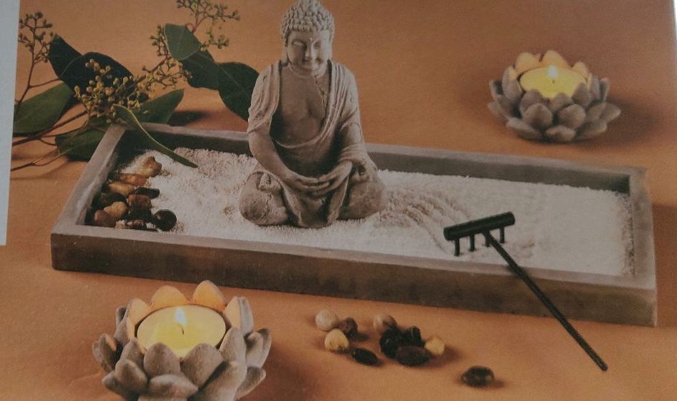 Zen Garden von BUTLERS Beton Lotus Buddha in Wadgassen