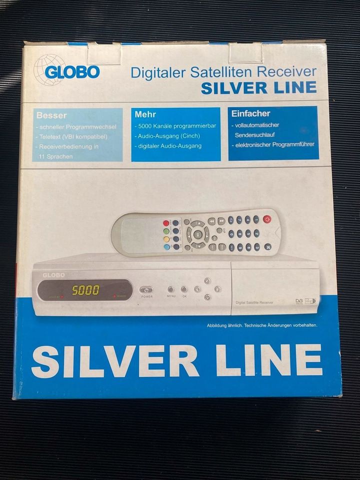 Globo Digitaler Satelliten Receiver Silver Line 2005 *NEU+OVP* in Hochdorf-Assenheim