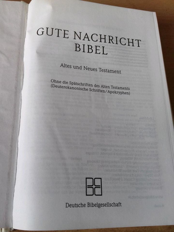 Gute Nachricht Bibel Altes Neues Testament in Lutherstadt Wittenberg