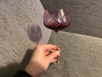Nachtmann Andernach Weinrömer Glas Kristall Blei lila Überfang Sachsen - Taucha Vorschau