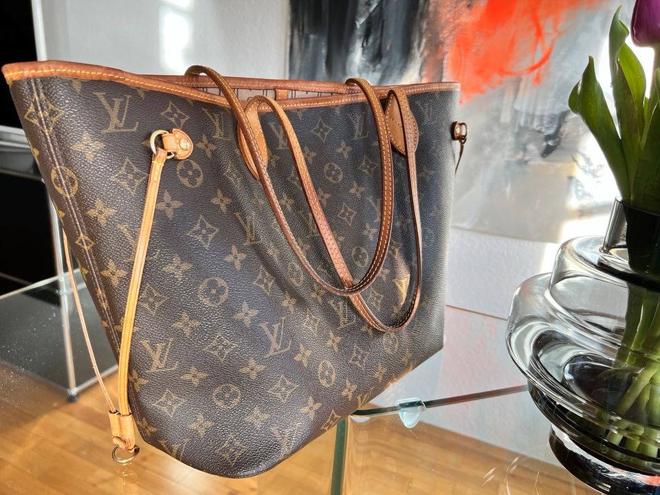 lv neverfull patina