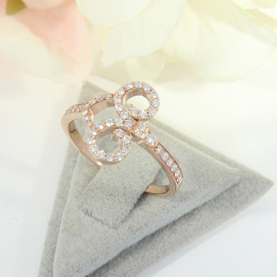 SALE ! WERT 1770 € BRILLANT RING 585er/14 K ROSEGOLD vxlt 64865 in Essen