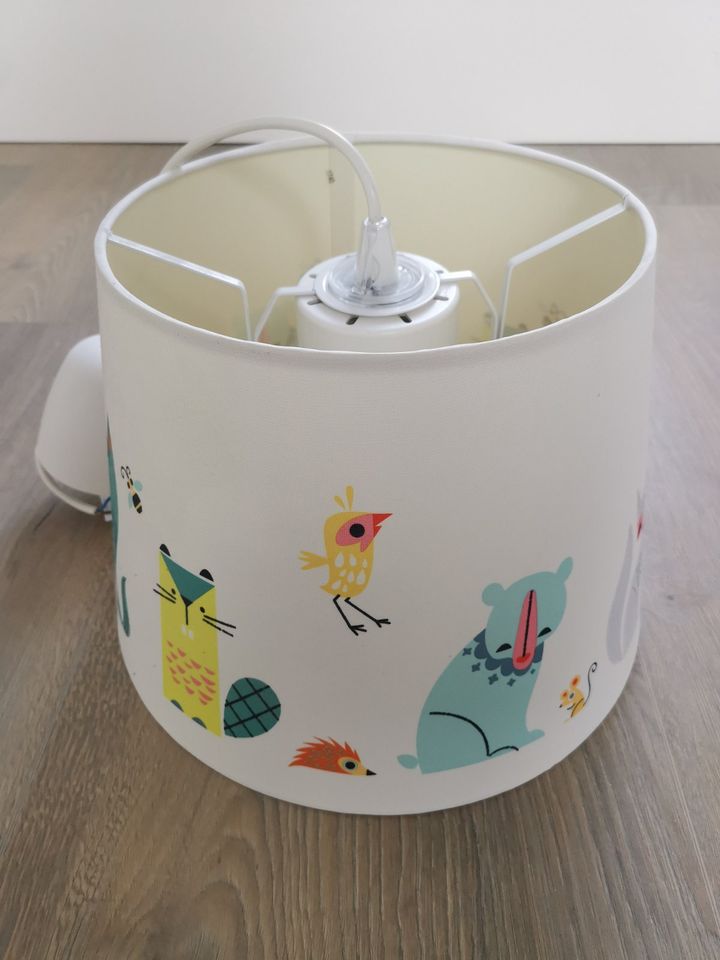 Deckenlampe Kinderzimmer Tiere Katze Vogel Fuchs weiß/beige in Paderborn