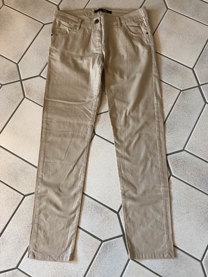 Damenhose My Own, Gr. 40, beige in Runkel