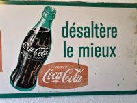 Uralte Coca-Cola Werbung von 1963 - ca 142 x 44 cm Saarland - Heusweiler Vorschau