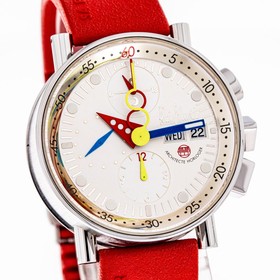 Alain Silberstein Krono Bauhaus Stahl Limited Edition 500 Full S. in Hannover