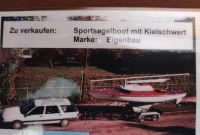Sportsegelboot (Eigenbau) Kielschwert, Einbaumotor, Trailer, etc. Brandenburg - Woltersdorf Vorschau