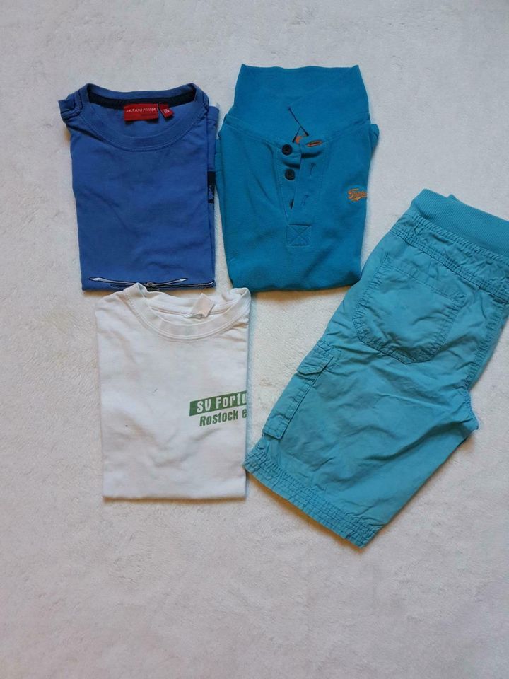 3 T-Shirts kurze Hose SALT AND PEPPER Gr.116/122 in Rostock