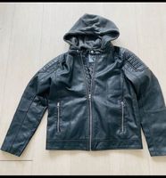 Bikerjacke/Lederimitat/Größe 164/Übergangsjacke/Kapuzenjacke Hamburg - Harburg Vorschau