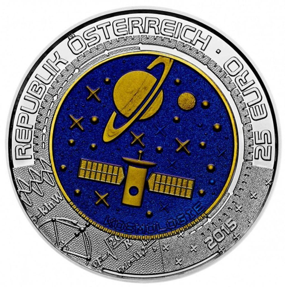 25 EURO Niob Österreich 2015 "Cosmology" in Berlin