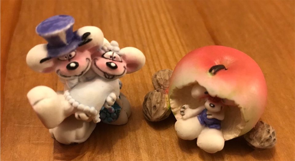 Diddl Figuren Sammelfiguren klein Apfel Hochzeit in Berlin