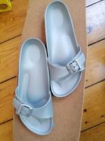 Birkenstock Madrid 39 Silber EVA Hamburg-Nord - Hamburg Uhlenhorst Vorschau