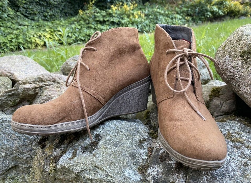 Tamaris Schnürschuhe, Wildleder, Keilabsatz, Gr. 39 in Niedersachsen -  Rotenburg (Wümme) | eBay Kleinanzeigen ist jetzt Kleinanzeigen