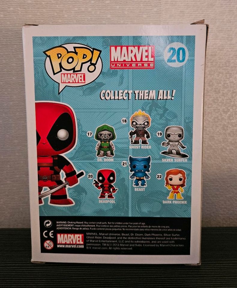 Funko Pop Figur Deadpool Marvel 20 in Ilsede