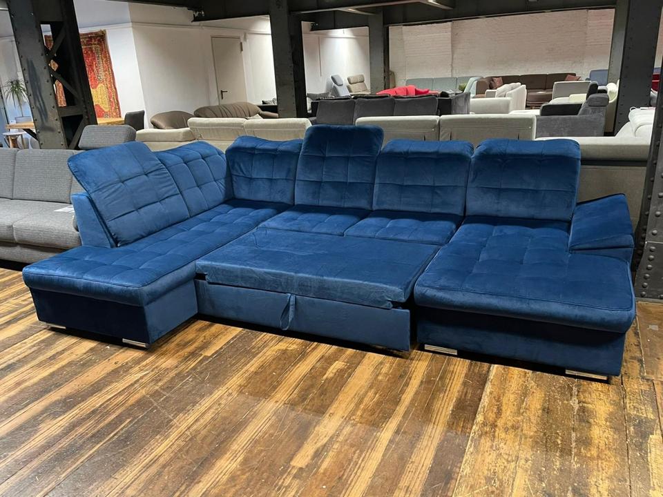 Hamburgs Sofa Outlet ✅ Wohnlandschaft 330 cm  Bett✅ Neu & Sofort in Hamburg