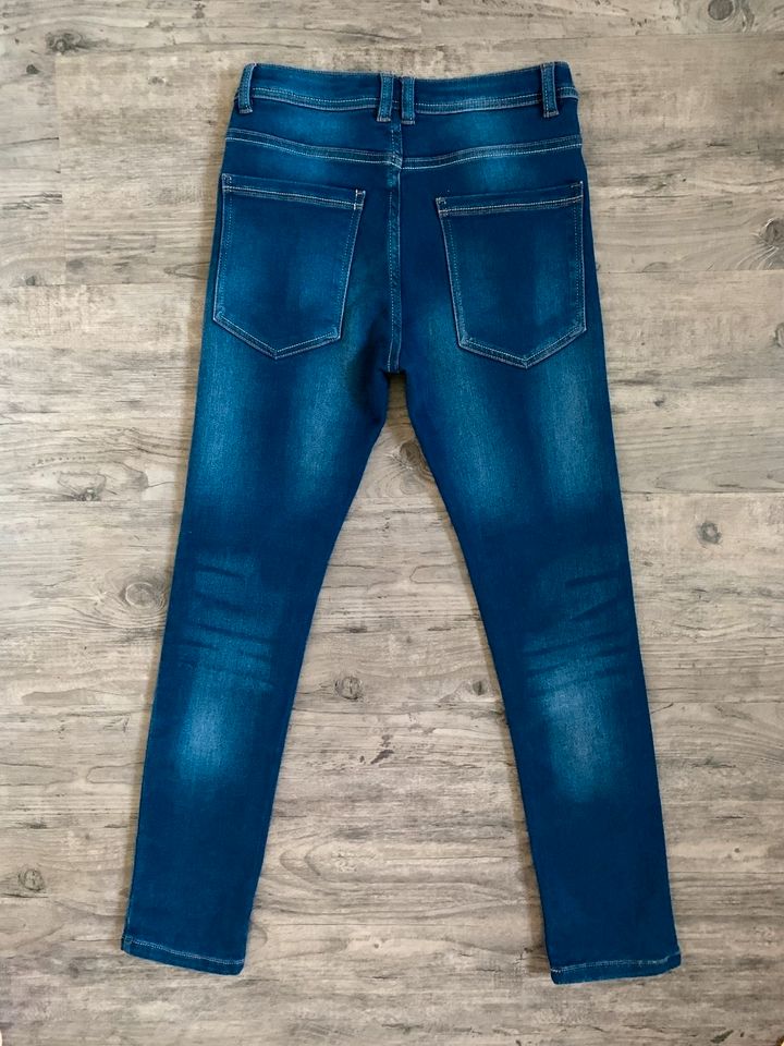 Jungen Jeans Stretch Skinny Fit Gr. 158 Mittelblau **TOP** in Jörl
