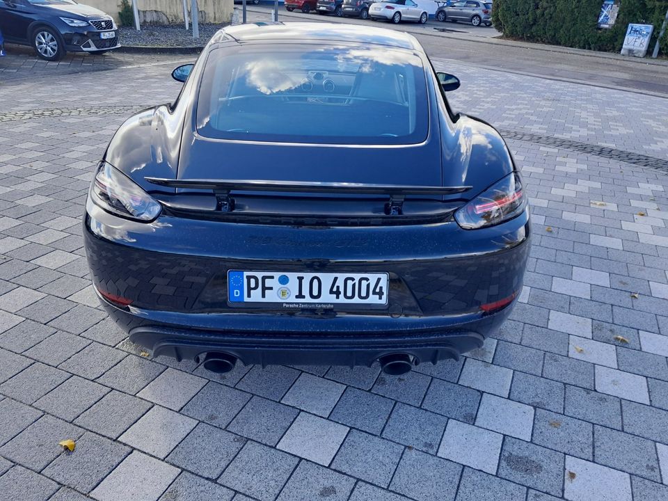 PORSCHE 718 Cayman GTS 4.0 Leder Sitzlüftung el Sitze Garantie in Ötisheim