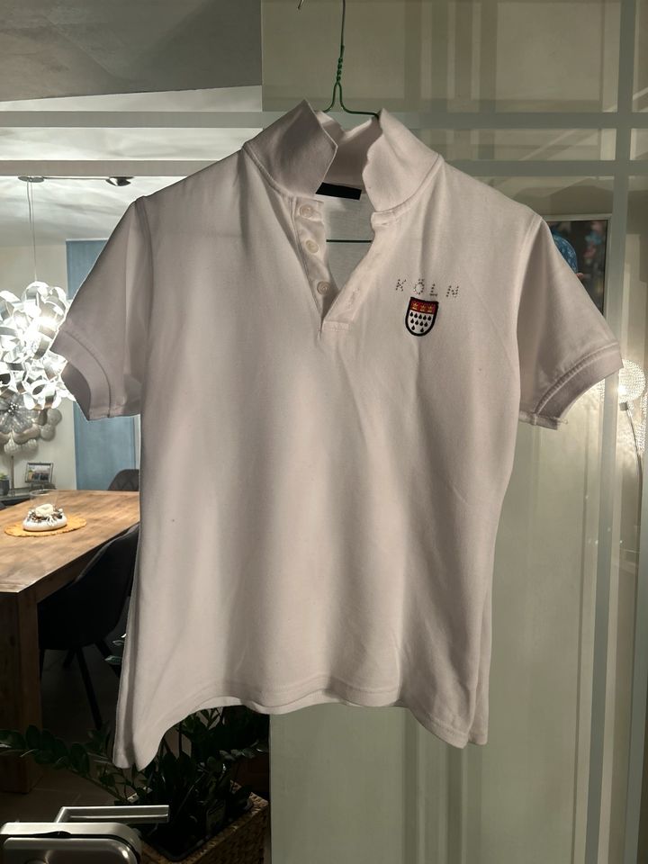 Poloshirt Damen Karneval Köln Deiters weiß Gr. M in Köln