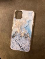 Handyhülle mit Muster Marmor für iPhone 11 in blau / weiß / gold Bayern - Frensdorf Vorschau