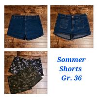 Tolle Sommer Shorts Gr. 36 (S)Jeans Stoff Camouflage kurze Hosen Thüringen - Neuhaus Vorschau