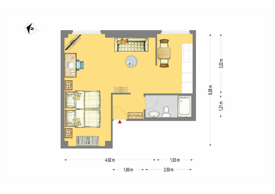 modernes möbliertes Apartment zur Pauschalmiete all inklusive in Dresden