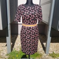 Boden damen Kleid gr.38 Schwarz-rose Neu,98%Baumwolle West - Unterliederbach Vorschau