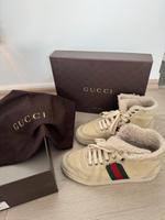 Gucci sneaker beige sherling beige 38 Düsseldorf - Pempelfort Vorschau