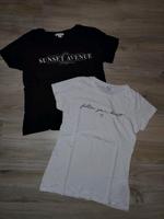 Set 2 TShirts Amisu schwarz weiß Gr S Hessen - Limburg Vorschau